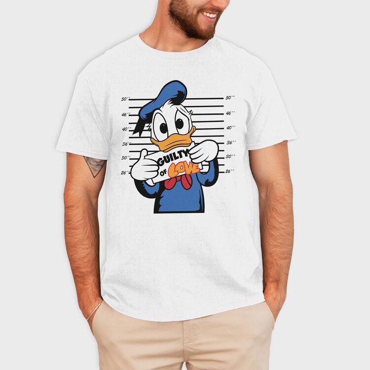 Prisoner Donald Duck, Tricou Barbati (Unisex)