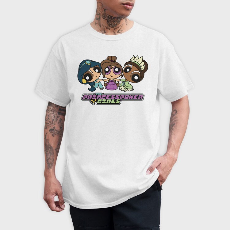 The Powerpuff Girls Jazmin Megara, Tricou Barbati (Unisex)