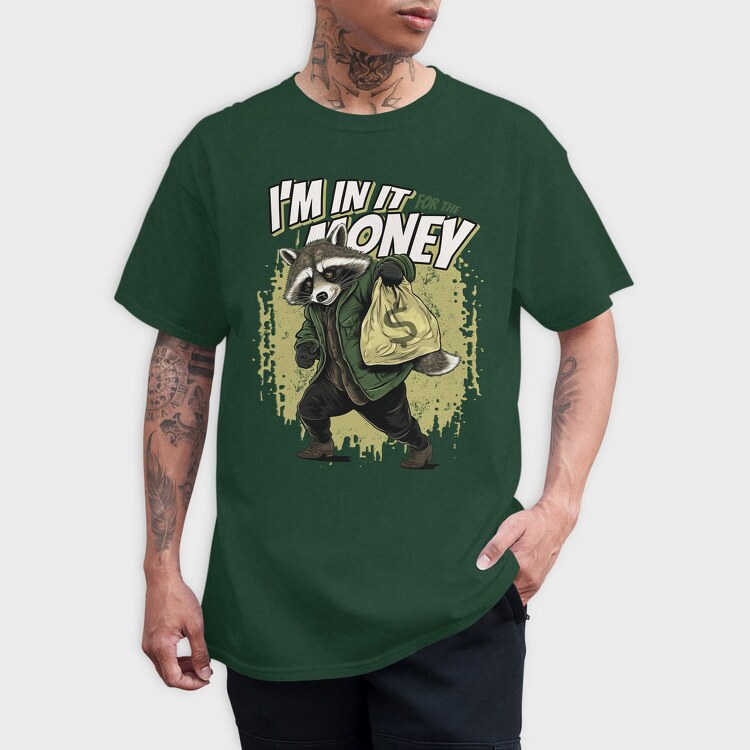 In for the Money, Tricou Barbati (Unisex)