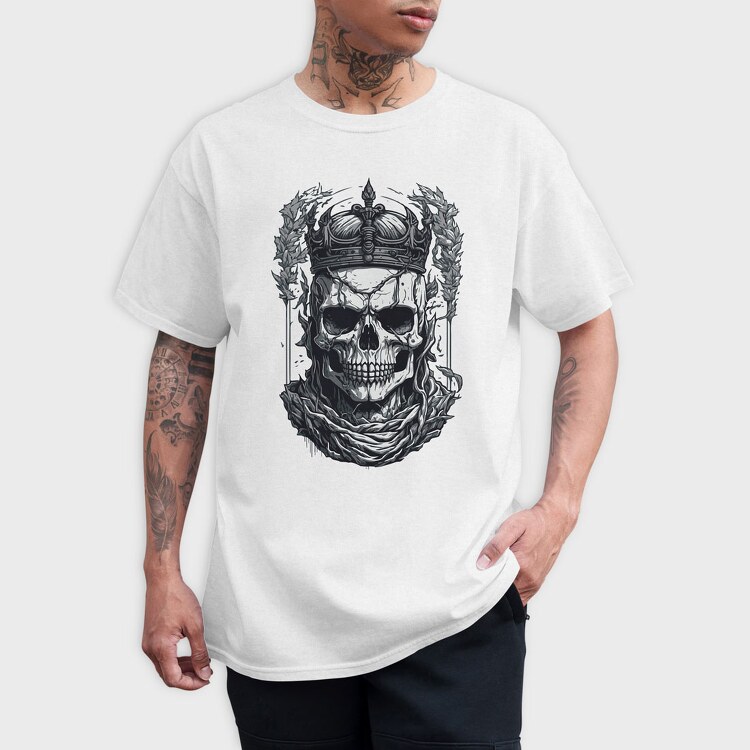 Skull Crown, Tricou Barbati (Unisex)