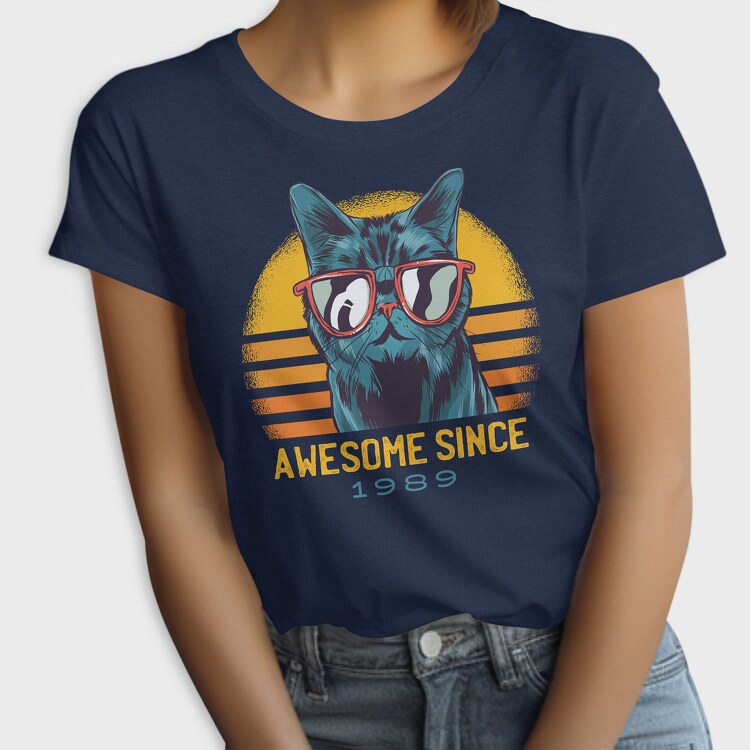 Awesome Cat Since, Tricou Femei