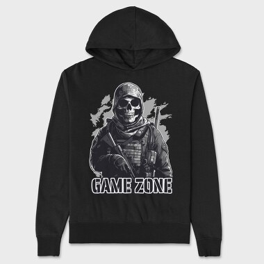 Skull Soldier Game, Hanorac Oversize Barbati (Unisex)