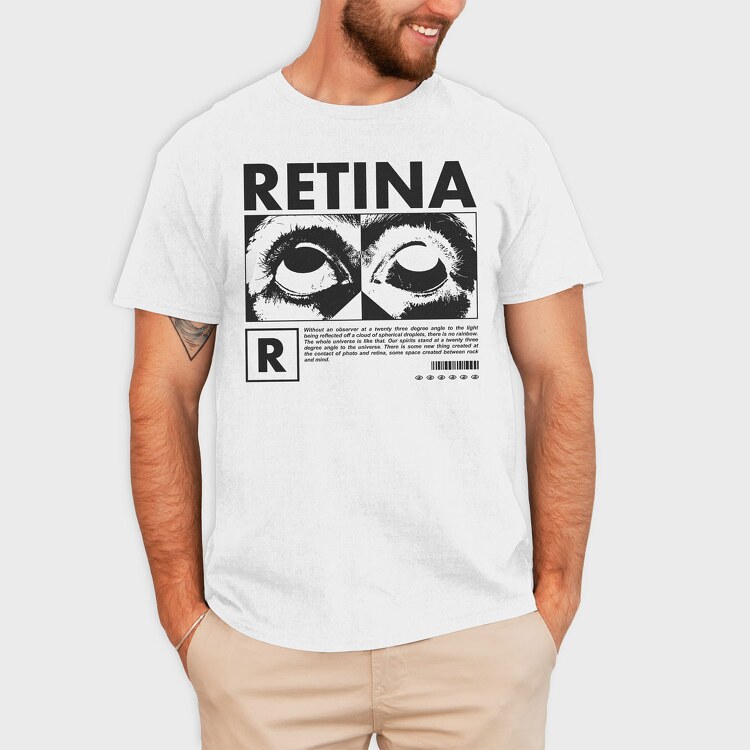 Retina 1, Tricou Barbati (Unisex)