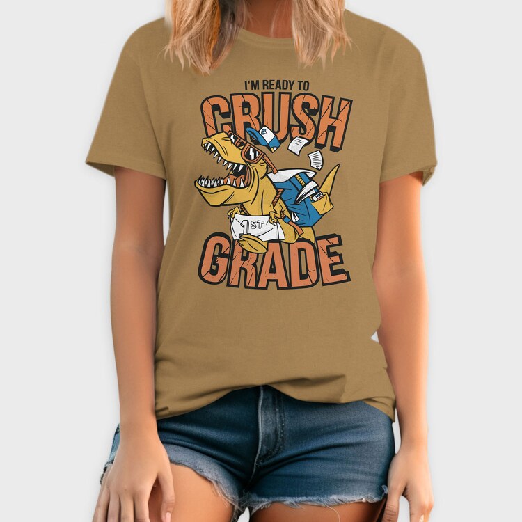 Trex Ready to Crush, Tricou Barbati (Unisex)