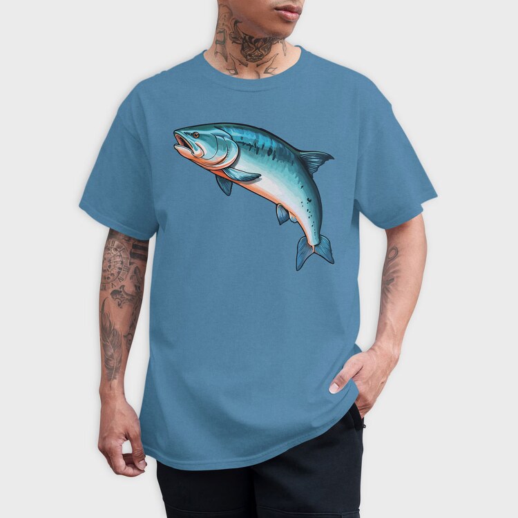 Fish 2, Tricou Barbati (Unisex)