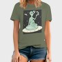 Marijuana Weed Alien, Tricou Barbati (Unisex)