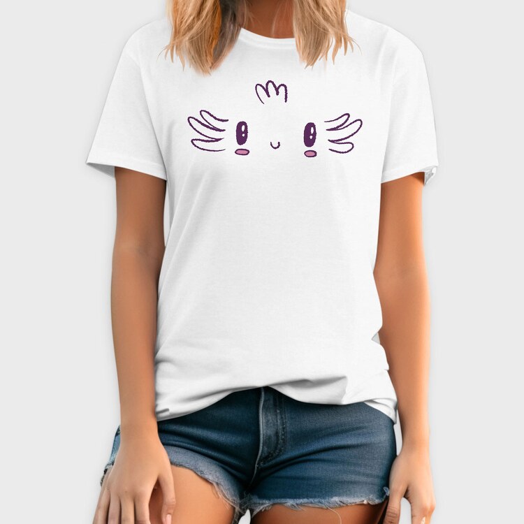 Axolotl Face, Tricou Barbati (Unisex)