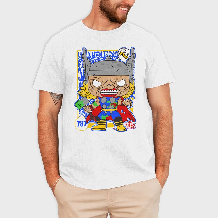 Funko Marvel Zombies Thor, Tricou Barbati (Unisex)
