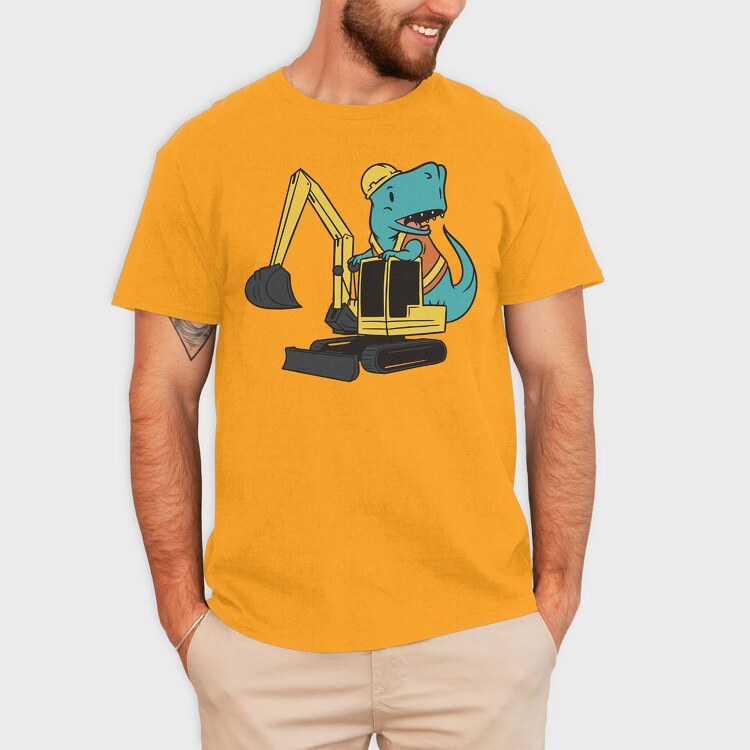 Dinosaurexcavator, Tricou Barbati (Unisex)