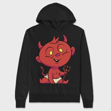 Cute Young Devil, Hanorac Oversize Barbati (Unisex)