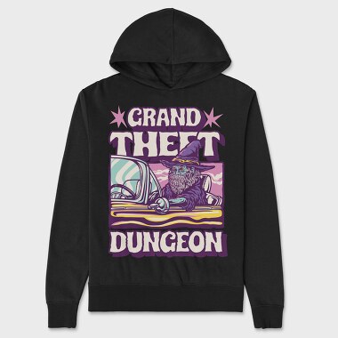 Grand Theft Dungeon, Hanorac Oversize Barbati (Unisex)