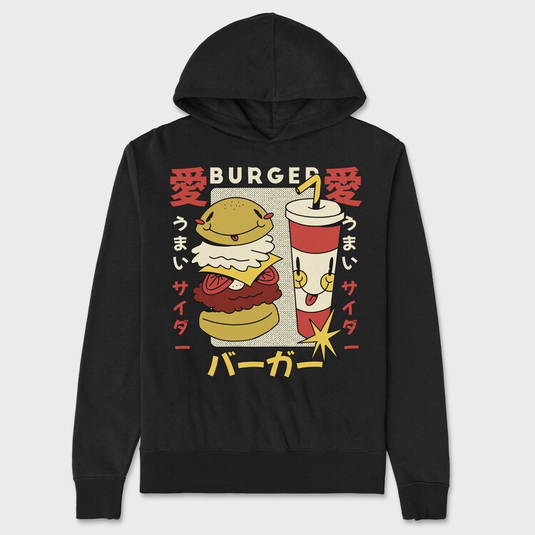 Hanorac Barbati (Unisex), Burger Soda