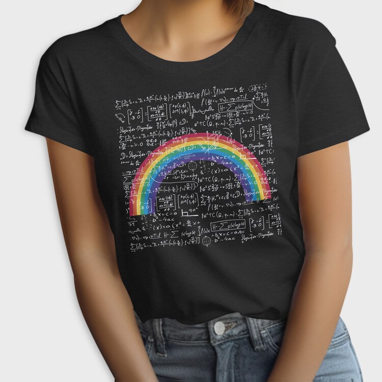 Maths Rainbow, Tricou Femei