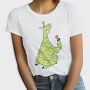 Christmas Tree Llama, Tricou Femei