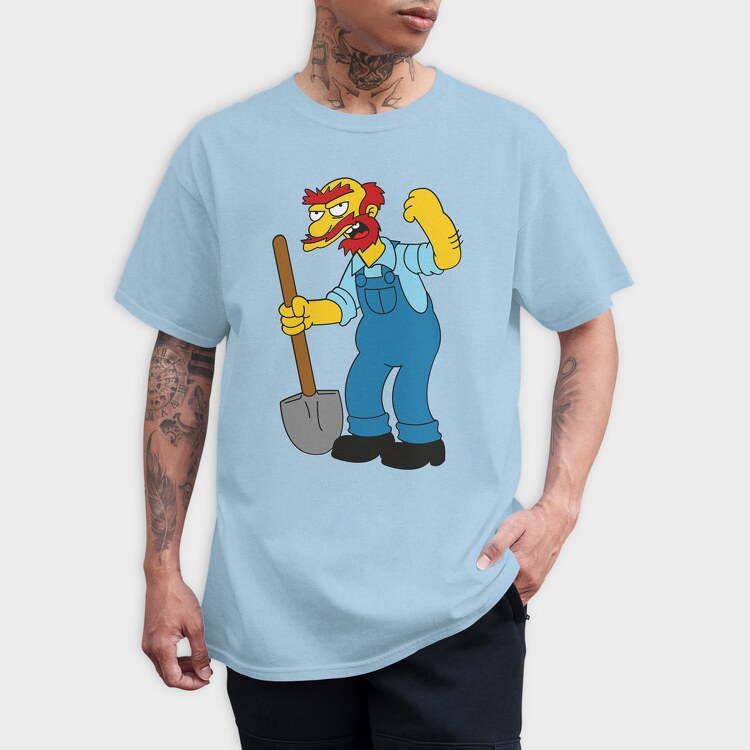 Groundskeeper Willie, Tricou Barbati (Unisex)