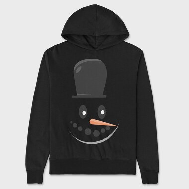 Snow Man Face 6, Hanorac Oversize Barbati (Unisex)