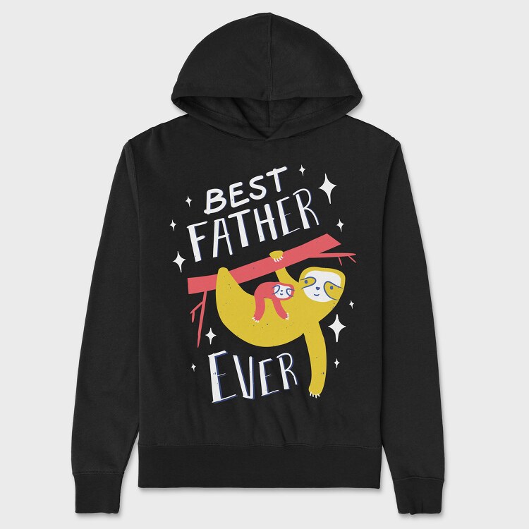 Best Father, Hanorac Oversize Barbati (Unisex)