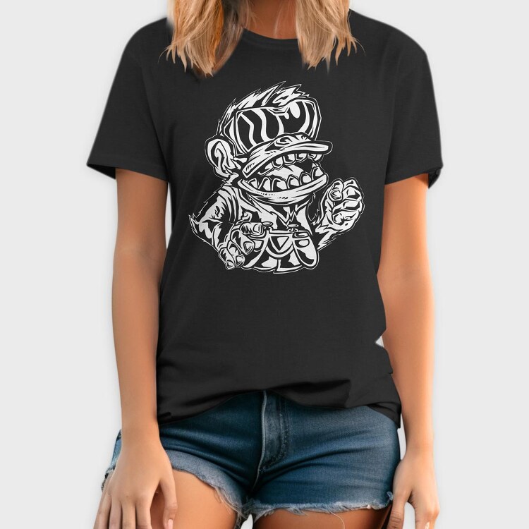 Angry Monkey Gamer, Tricou Barbati (Unisex)