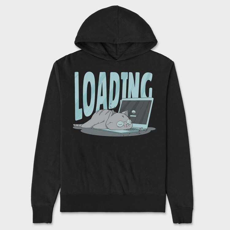Lazy Cat, Hanorac Oversize Barbati (Unisex)