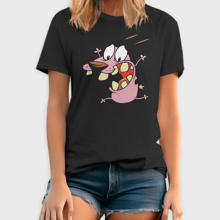 Cartoon Retro Courage the Cowardly Dog 3, Tricou Barbati (Unisex)