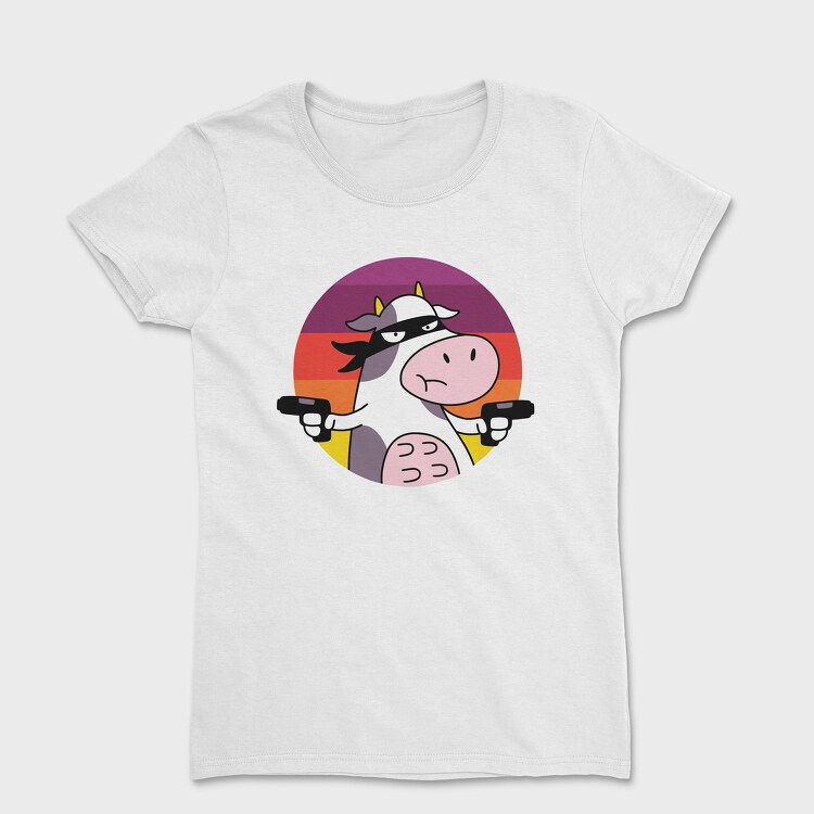 Cow Cartoon, Tricou Femei