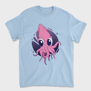 Tricou Barbati (Unisex), Cute Squid