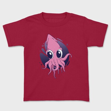 Tricou Copii, Cute Squid