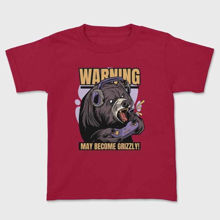 Gaming Bear Angry, Tricou Copii