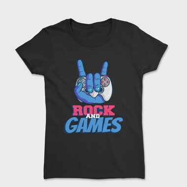 Tricou Femei, Rock And Games