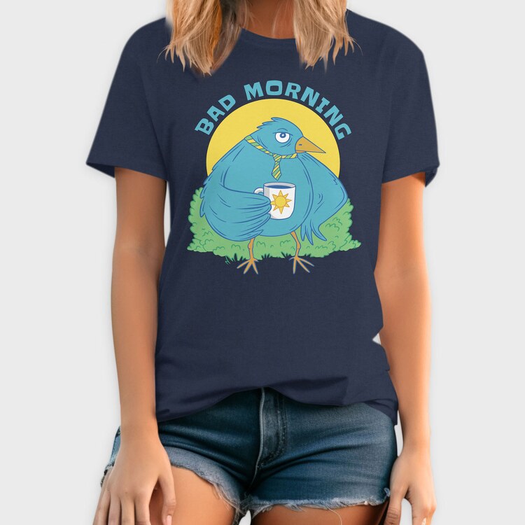 Bad Mornings Bird, Tricou Barbati (Unisex)