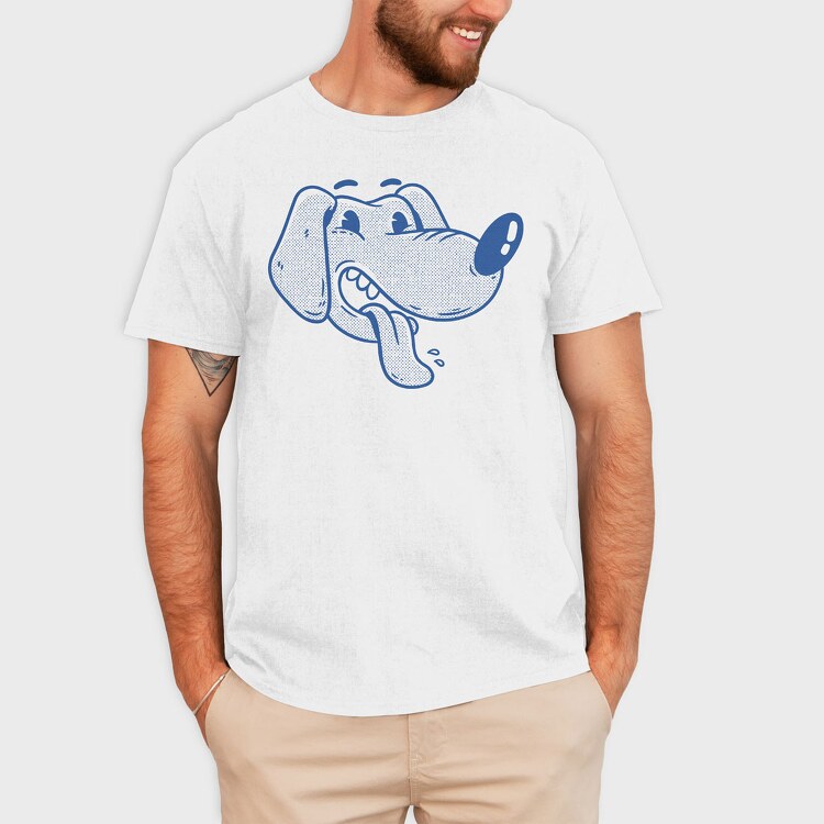 Dog Cartoon, Tricou Barbati (Unisex)
