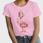 Flamingo Victory Sign, Tricou Femei