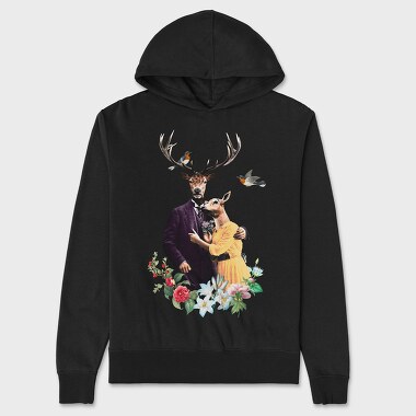 Hanorac Barbati (Unisex), Deers Couple