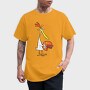 Cartoon Retro Cow and Chicken 5, Tricou Barbati (Unisex)