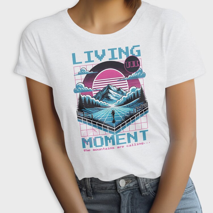 Hiking Vaporwave, Tricou Femei