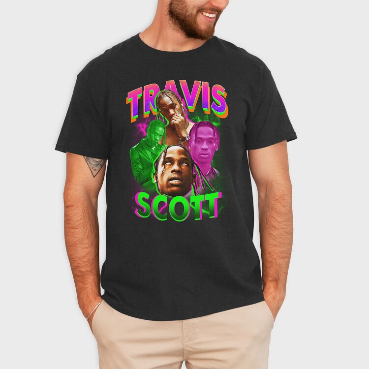 Travis Scott, Tricou Barbati (Unisex)