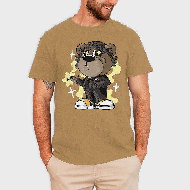 Successful Stoner Bear, Tricou Barbati (Unisex)