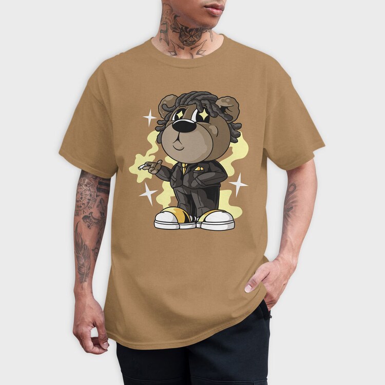 Successful Stoner Bear, Tricou Barbati (Unisex)