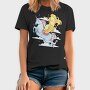 Banana Riding Unicorn, Tricou Barbati (Unisex)