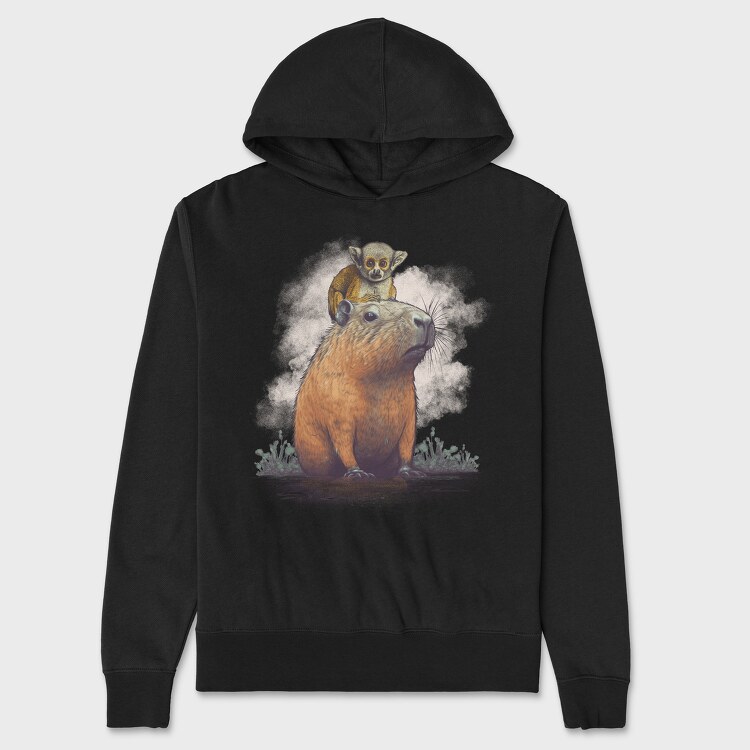 Hanorac Barbati (Unisex), Capybara Monkey