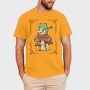 Banjo Frog on a Mushroom, Tricou Barbati (Unisex)