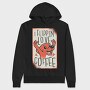 Dog Coffee, Hanorac Oversize Barbati (Unisex)