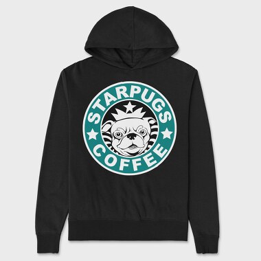 Starpugs Coffee, Hanorac Oversize Barbati (Unisex)