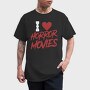I Love Horror Movies, Tricou Barbati (Unisex)