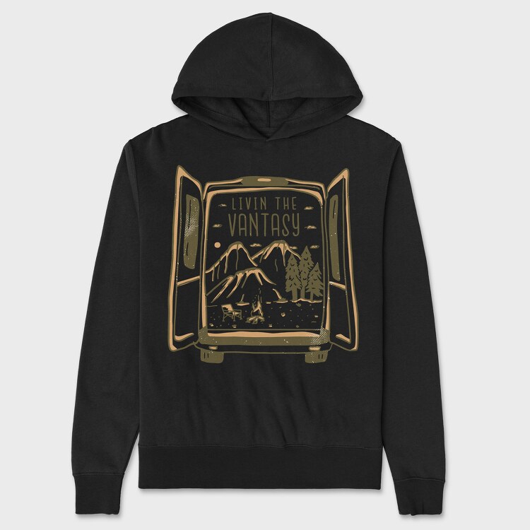 Livin the Vantasy, Hanorac Oversize Barbati (Unisex)