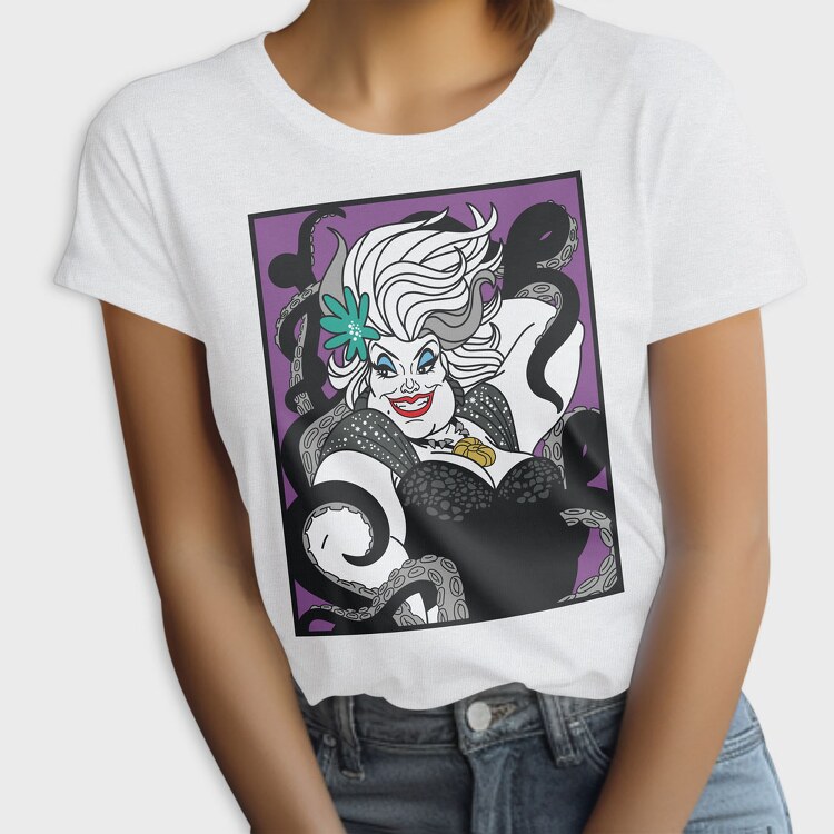 Villanas Disney Ursula C, Tricou Femei