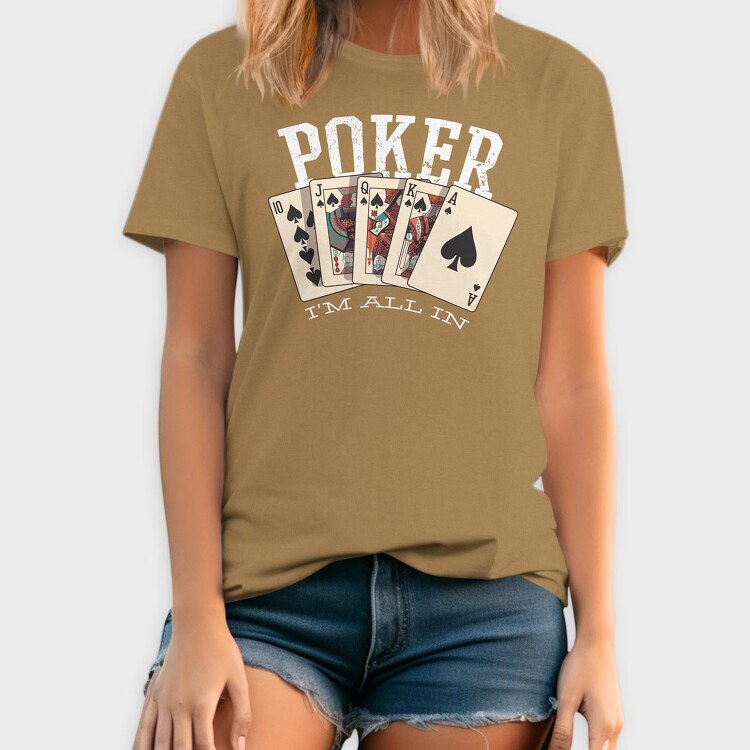 Poker, Tricou Barbati (Unisex)