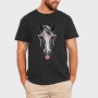 Horse Bubblegum Monochrome, Tricou Barbati (Unisex)