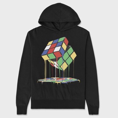 Melting Rubik, Hanorac Oversize Barbati (Unisex)