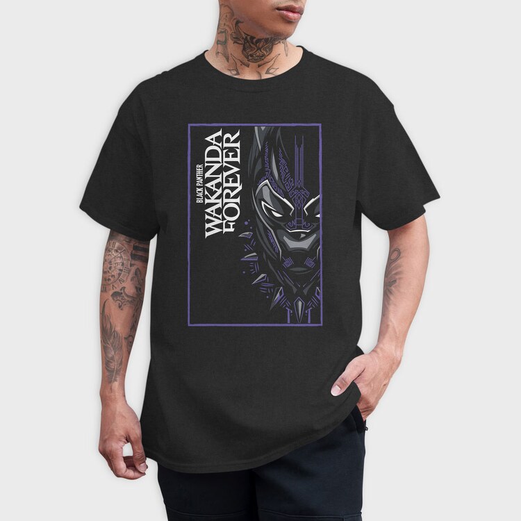 wakanda forever, Tricou Barbati (Unisex)